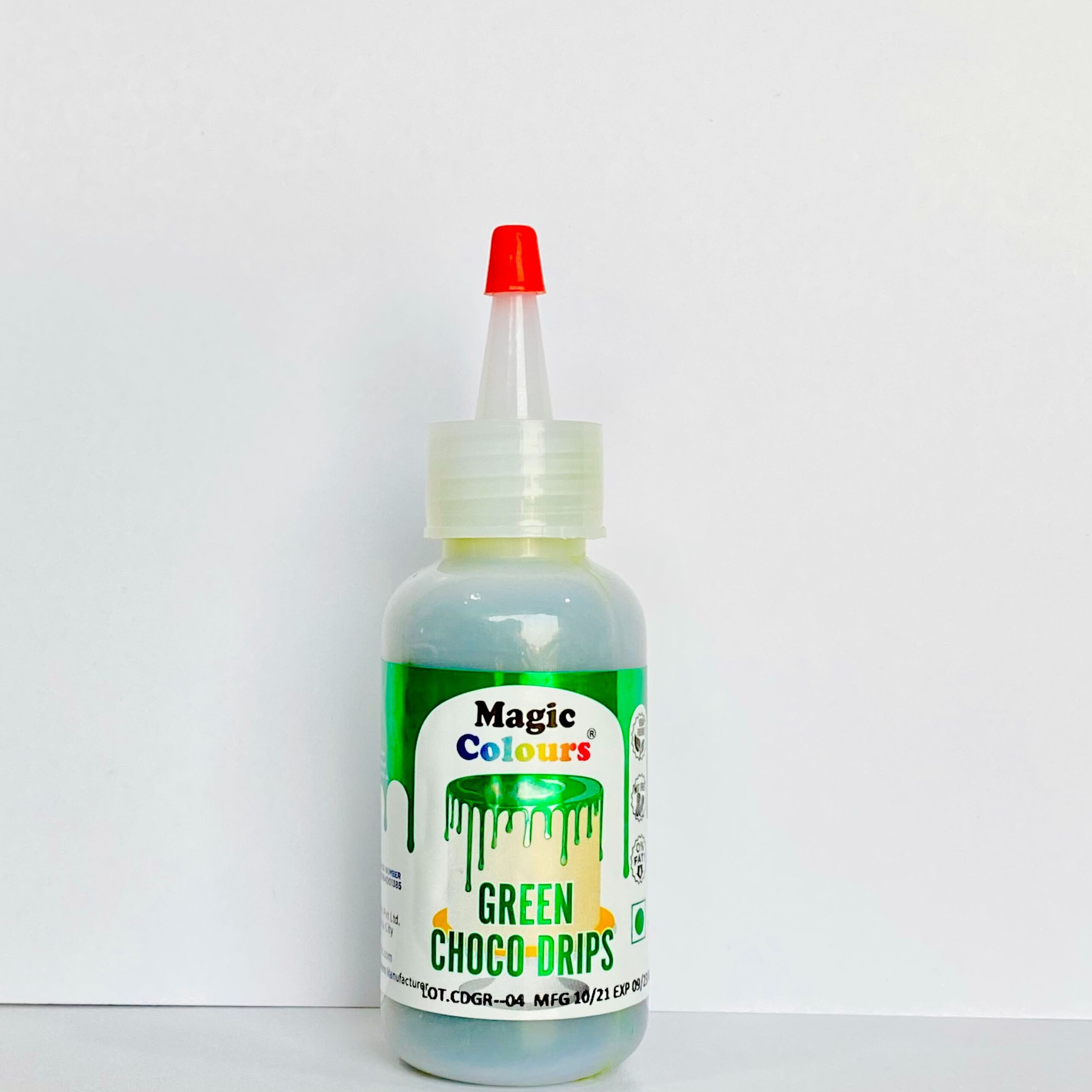 Choco-Drips-Green-scaled-1.jpg Magic Colours - Chocolate Drip Green 25g - Image 1