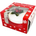 Christmas Cake Box, 20*20*12cm