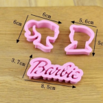 Barbie Cookie Cutter Set