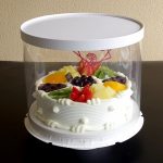 Clear Round Cake Box 22*22*24cm