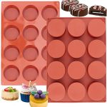 OREO SILICONE MOULD 12 PCS (2.5 CM)