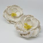Open Peony White 2pcs, PNYB@2WH