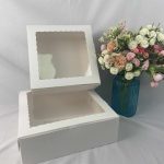 Pastry Box 10x10x4 inch