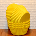Yellow Cupcake Cases, 100pcs