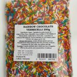 Rainbow Vermicelli Sprinkles, 250g