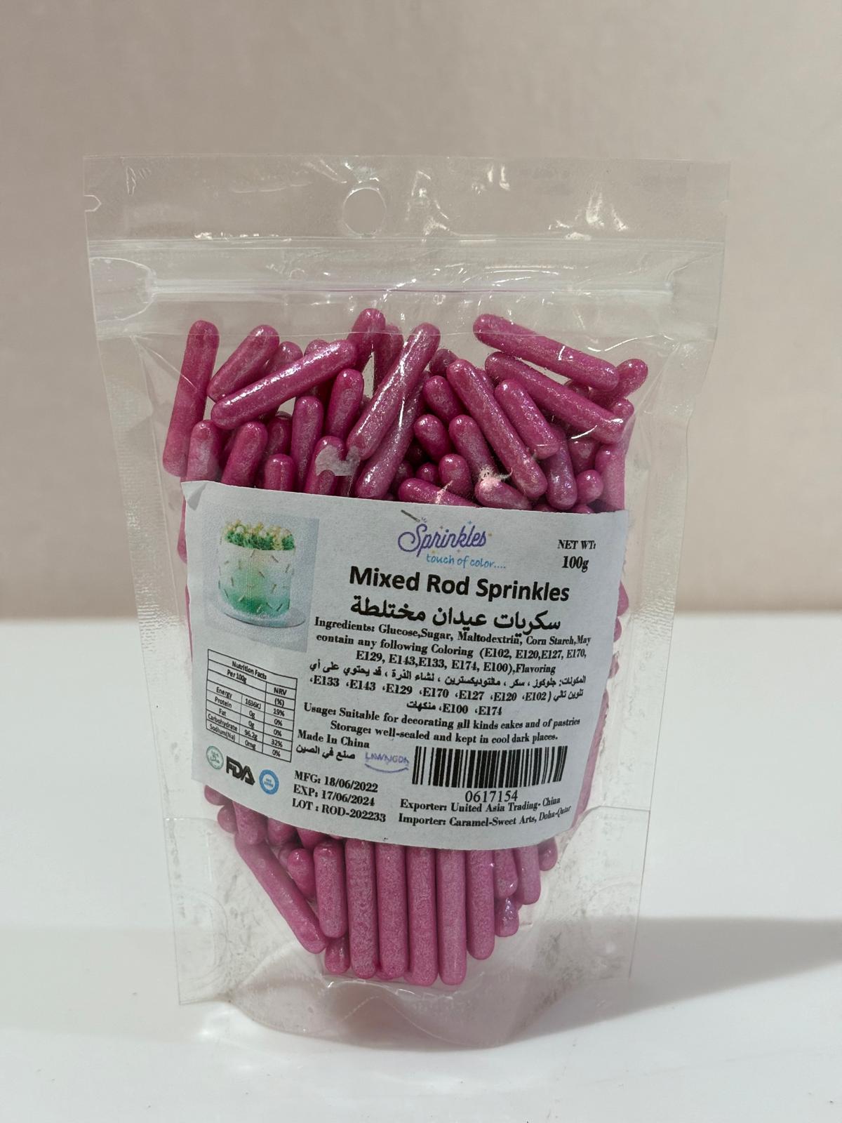 WhatsApp-Image-2024-04-30-at-11.50.55-AM-19.jpeg Pink Rod Sprinkles, 100g - Image 1