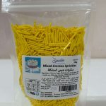 Mixed Jimmies Sprinkles - Yellow 100g