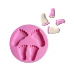 Baby Feet Set of 2 Silicone Mould, Sm-300