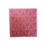 Bunting Uppercase  Silicone  Mould