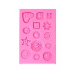 Buttons Silicone Mould