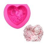Cherub Heart Design Silicone Mould
