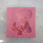 Kneeling Baby Design Silicone Mould