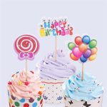 3pcs Asstd Cupcake Topper Picks