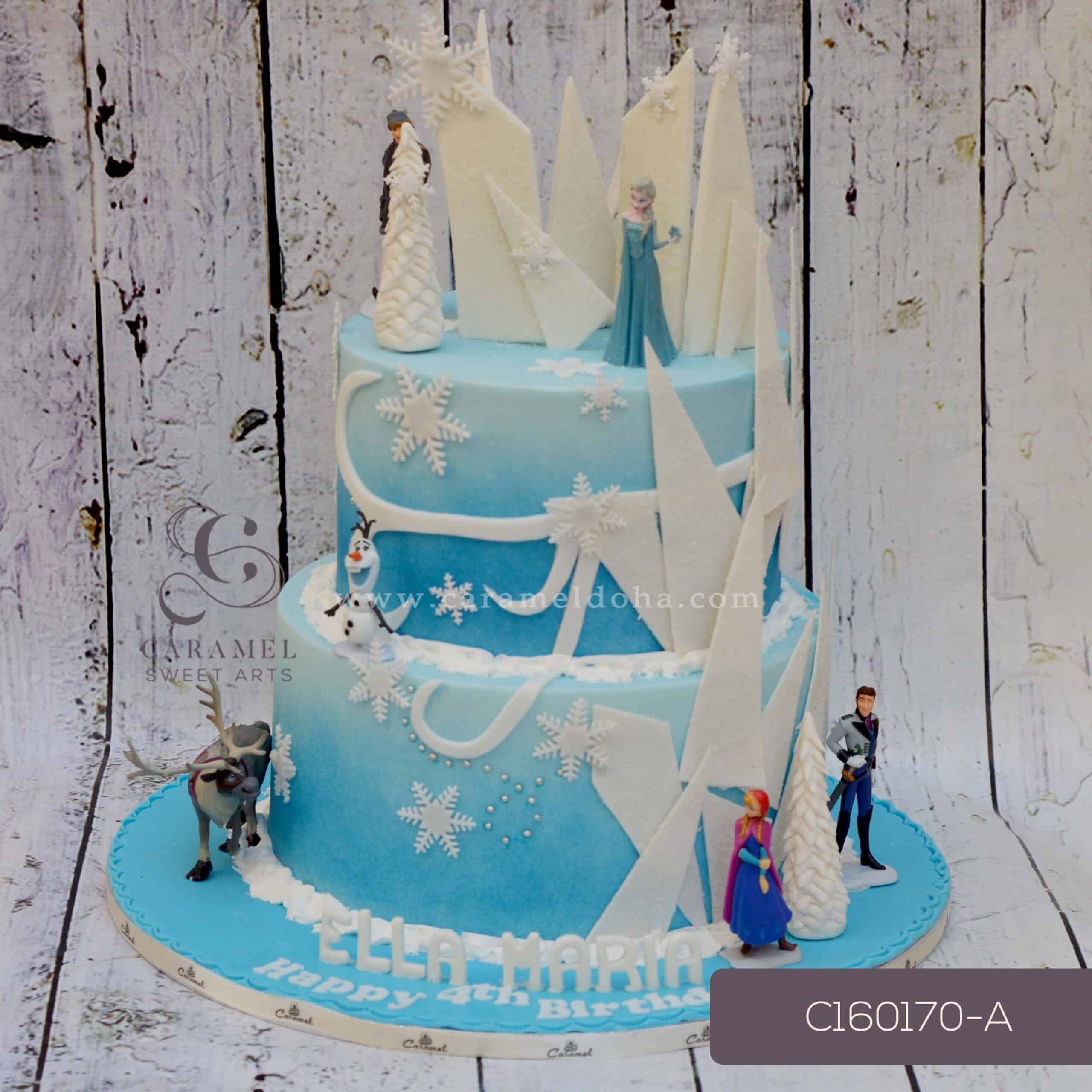 c160170-a-scaled-1.jpg Frozen Themed Cake - Image 1
