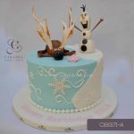 Olaf of Frozen Cake
