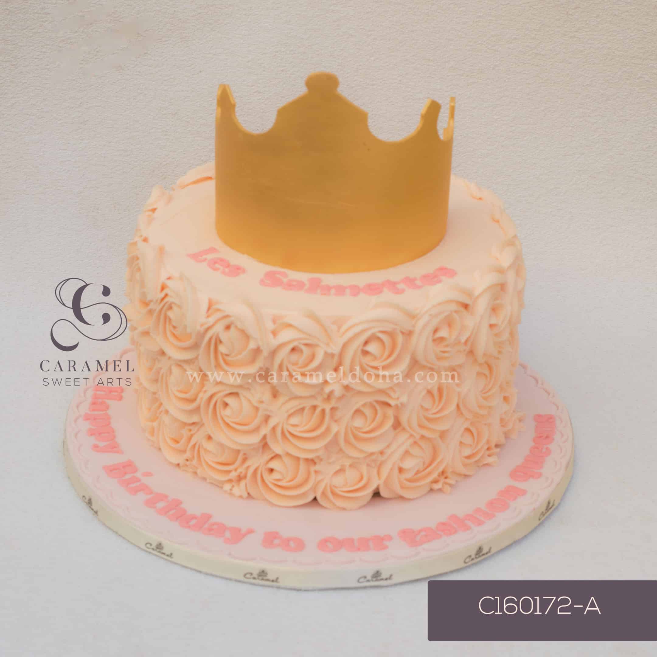 c160172-a.jpg Princess Crown Cake - Image 1