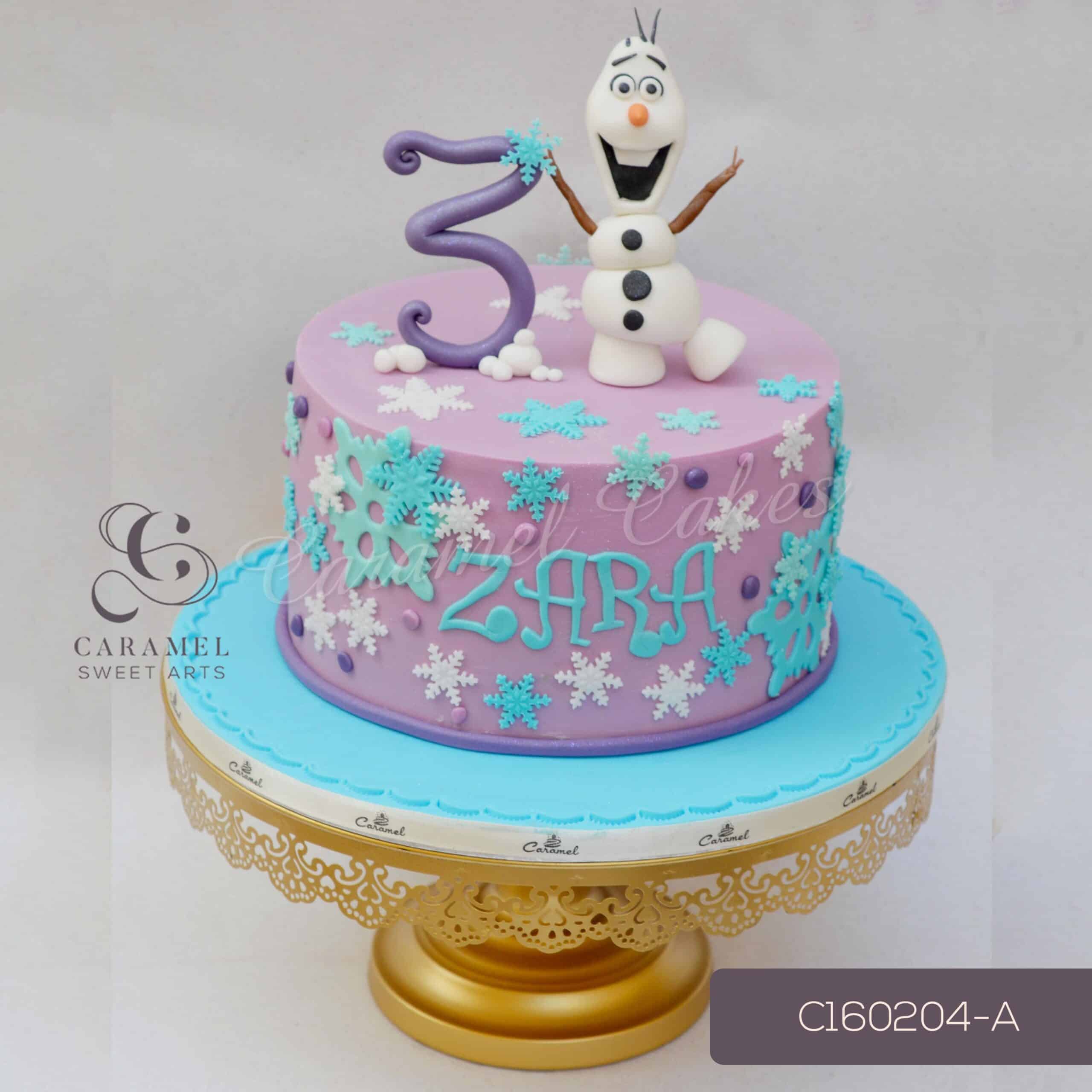 c160204-a-scaled-1.jpg Olaf of Frozen Cake - Image 1