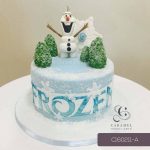 Olaf of Frozen Cake
