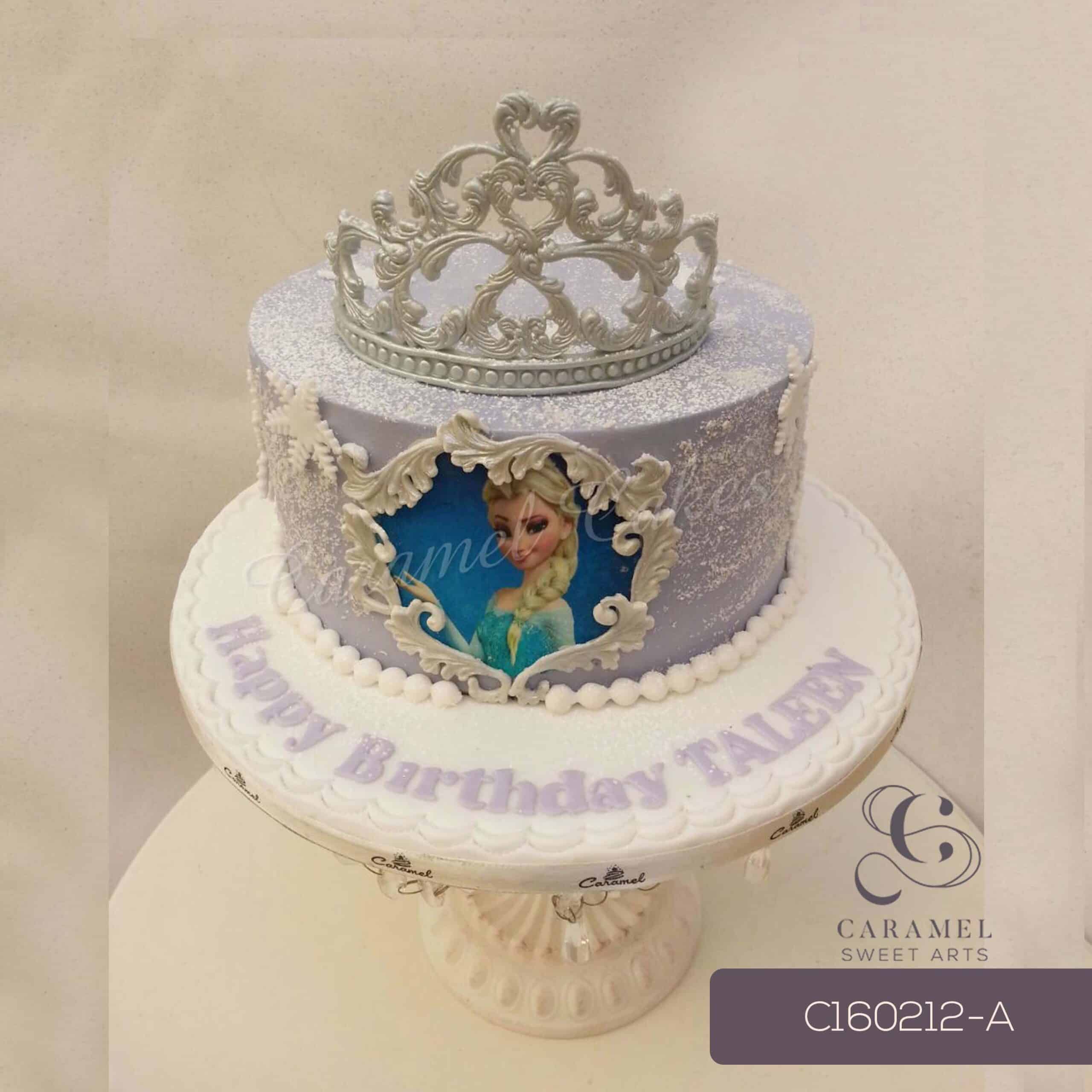c160212-a-scaled-1.jpg Frozen Themed Cake - Image 1