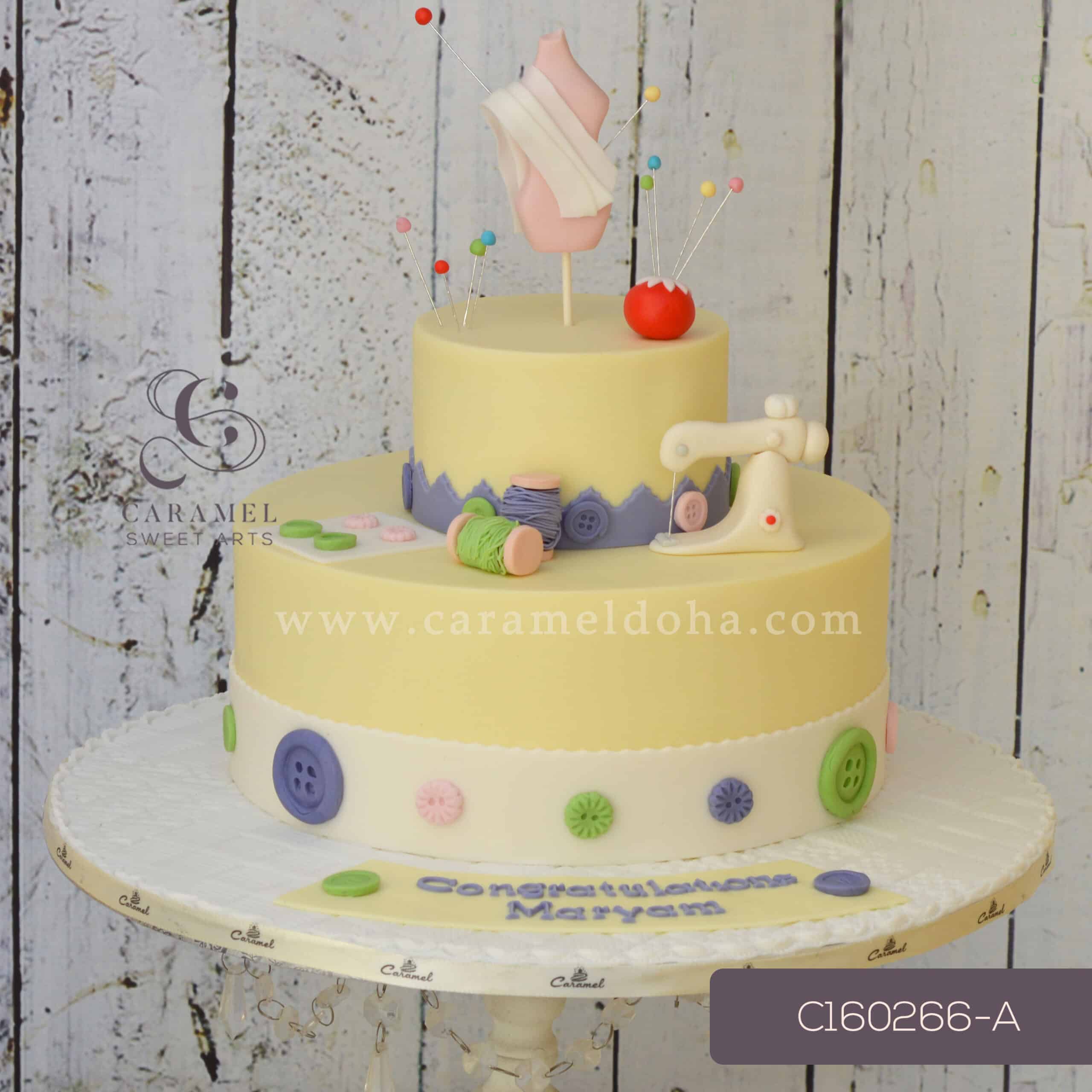 c160266-a-scaled-1.jpg Sewing Themed Cake - Image 1