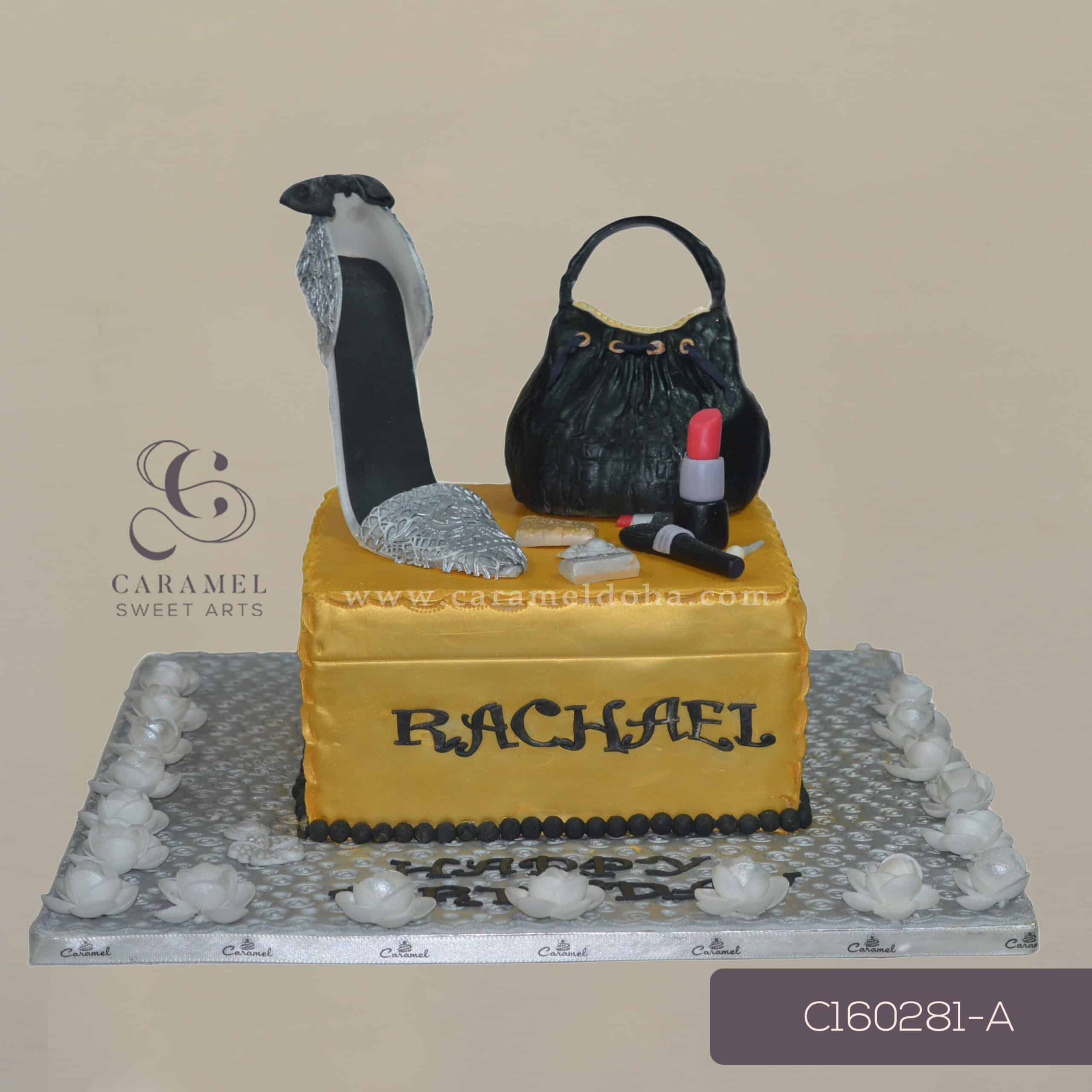 c160281-a-scaled-1.jpg Stiletto Shoe & Bag Cake - Image 1
