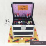 Make Up Themed Cake