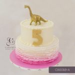 Dinosaur Ruffles Themed Cake