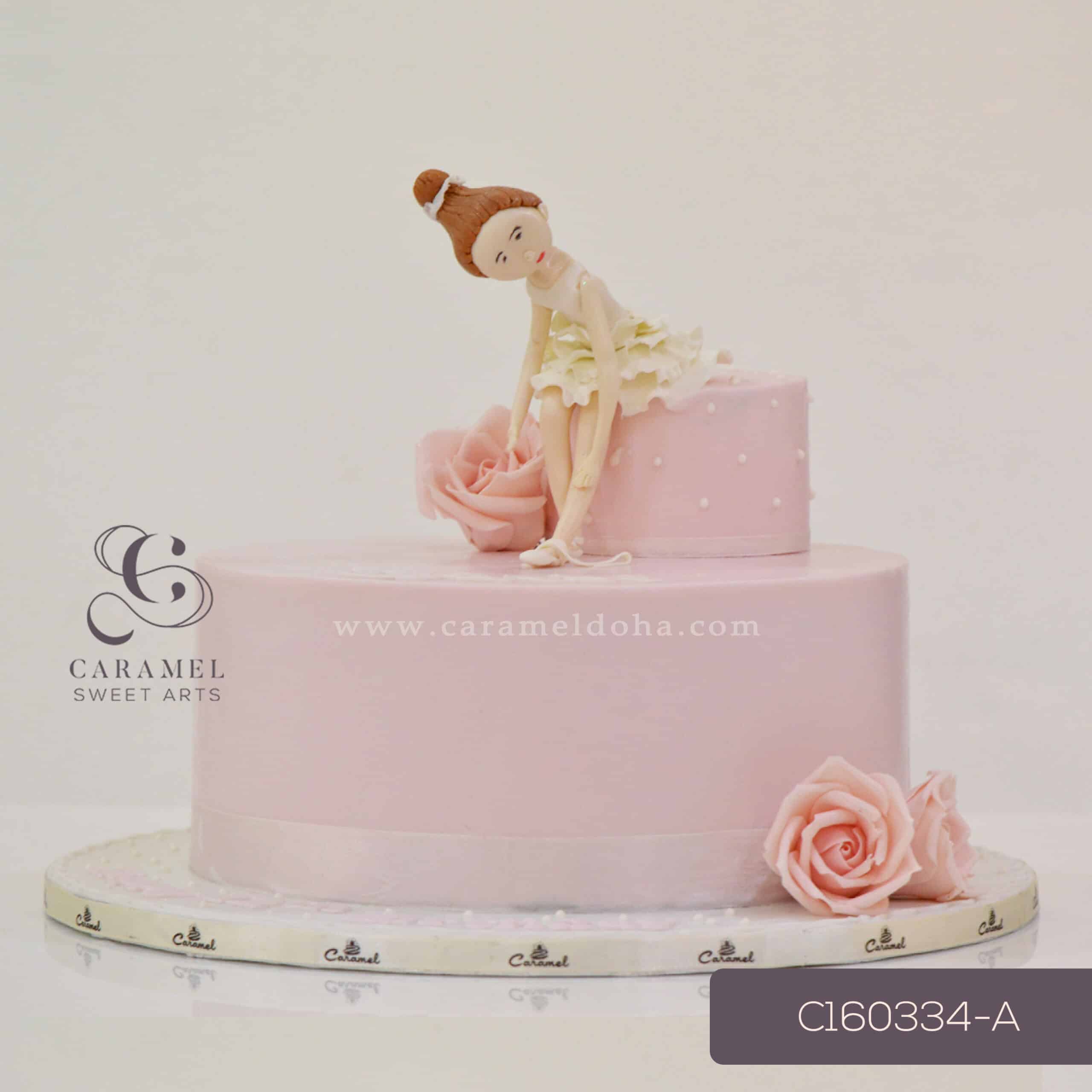 c160334-a-scaled-1.jpg Ballerina Themed Cake - Image 1