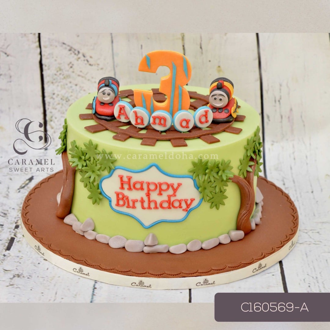 c160569-a.jpg Thomas Themed Cake - Image 1
