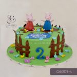 Peppa pig Themed Cake