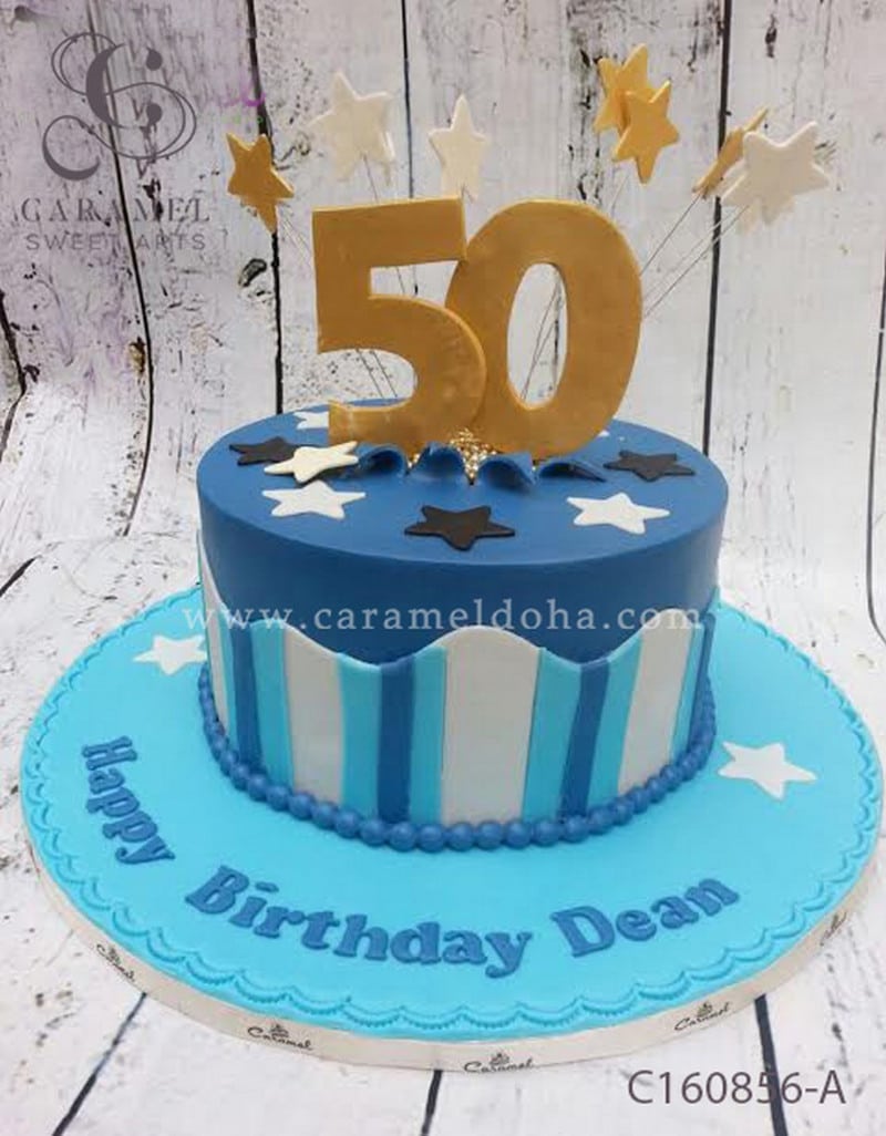 c160656-a.jpg 50th Birthday Cake - Image 1