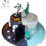 Star Wars & Frozen Cake