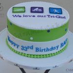 Tri-Athlete Cake