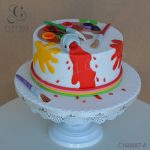 Painter Themed Cake
