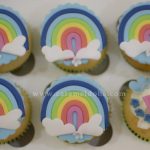 Rainbow Themed Cupcakes