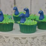 Peacock Cupcakes