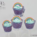 Rainbow Themed Cupcakes
