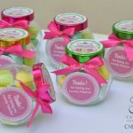 Assorted Macarons in a Jar