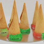 Green & Red Ice Cream Cone