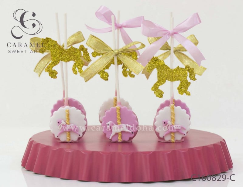 c160829-c.jpg Carousel Horse Cakepops - Image 1