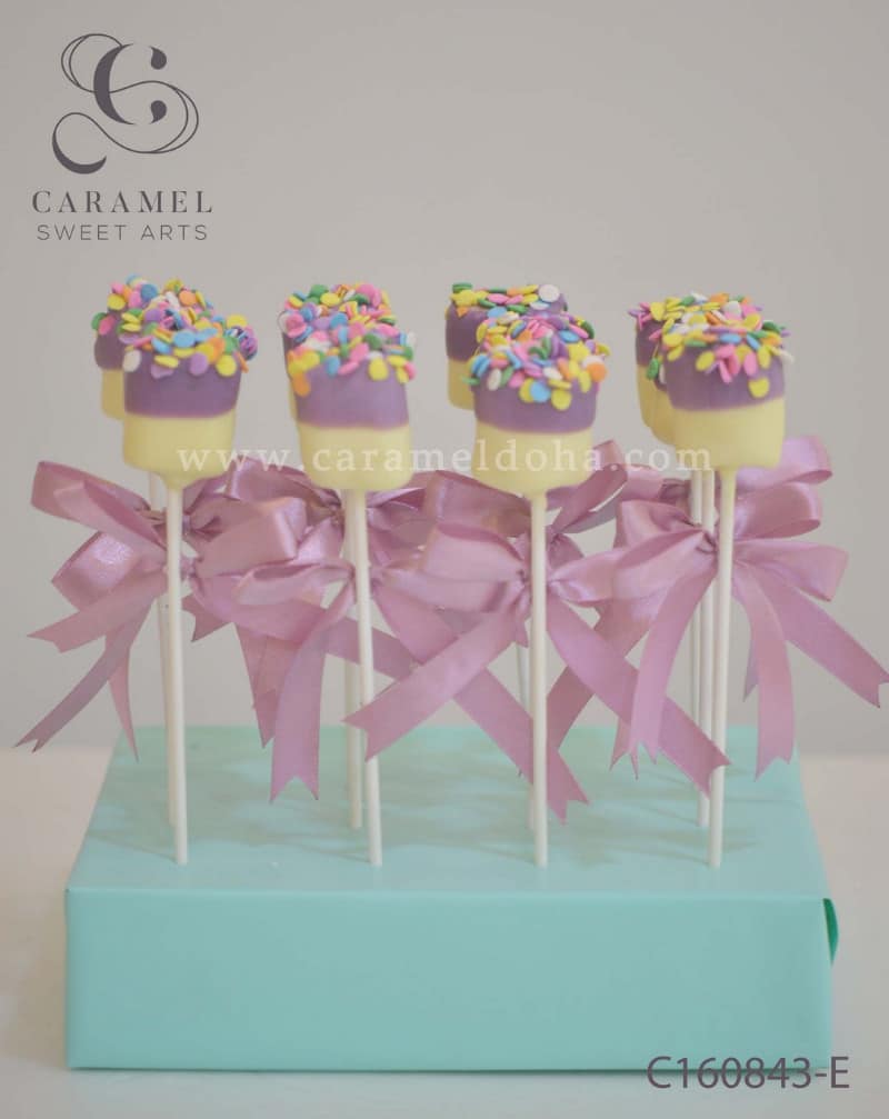 c160843-e.jpg Sprinkled Purple Mallows - Image 1