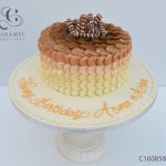 Ombre Chocolate Cake