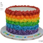 Rainbow Themed Cake