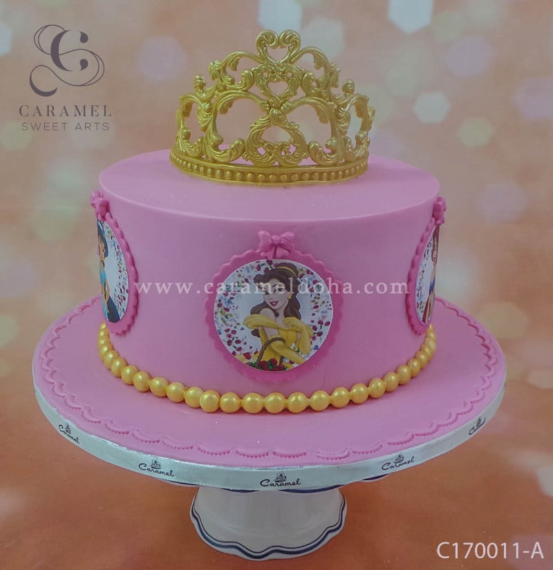 c170011-a.jpg Princess Crown Cake - Image 1