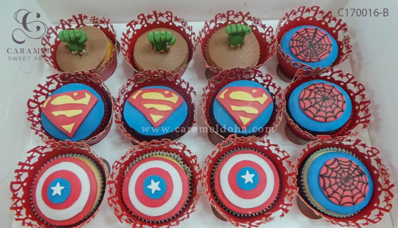 c170016-b.jpg Super Heroes Cupcakes - Image 1