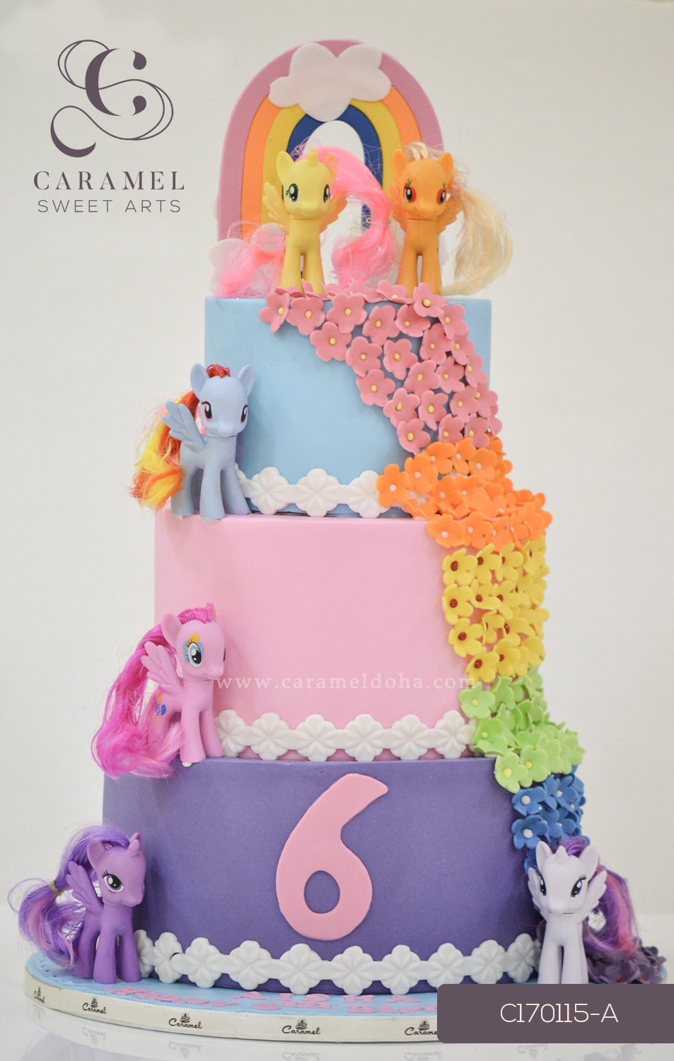 c170115-a.jpg My Little Pony Themed Cake - Image 1
