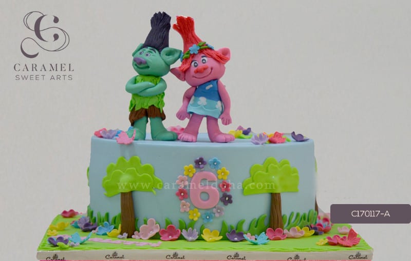 c170117-a.jpg Trolls Cake - Image 1