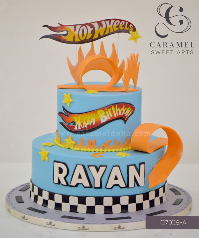 c170118-a.jpg Hot Wheels Cake - Image 1