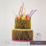 Neon Color Themed Cake