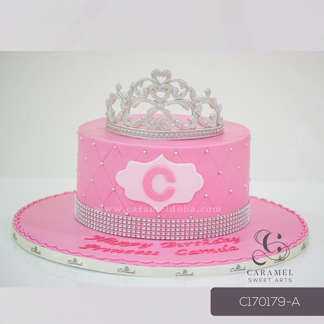 c170179-a.jpg Princess Crown Cake - Image 1